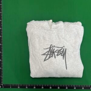 Stussy Classic Logo Hoodie - Grey
