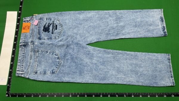 Burberry Men's Classic Fit Denim Jeans with Logo Patch
