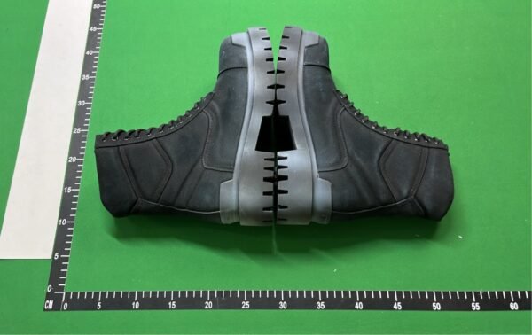 Balenciaga High-Top Combat Boots - Black