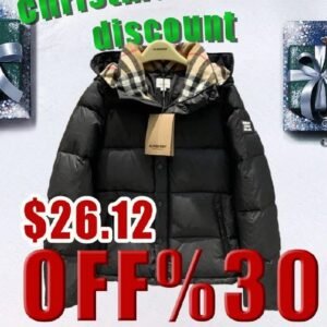 Burberry Check Hooded Puffer Jacket [8 styles]