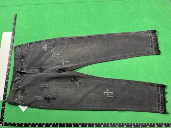 Chrome Hearts Cross Patch Denim Jeans