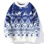 Christmas Reindeer & Snowflake Pattern Sweater [3 styles]