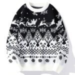 Christmas Reindeer & Snowflake Pattern Sweater [3 styles]