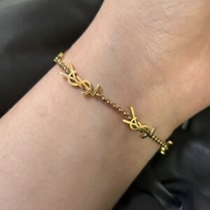 Saint Laurent Monogram Chain Bracelet