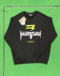Balenciaga Distressed Logo Long-Sleeved Sweatshirt [2 styles]