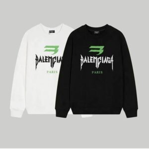 Balenciaga Distressed Logo Long-Sleeved Sweatshirt [2 styles]