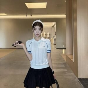 Miu Miu Knit Polo Shirt