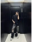 Balenciaga Distressed Wide-Leg Jeans